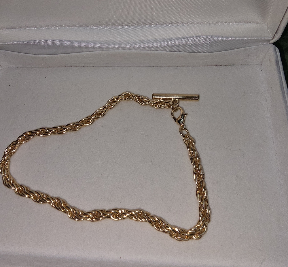 Gold Rope Chain Bracelet - Elegant Women’s Jewelry